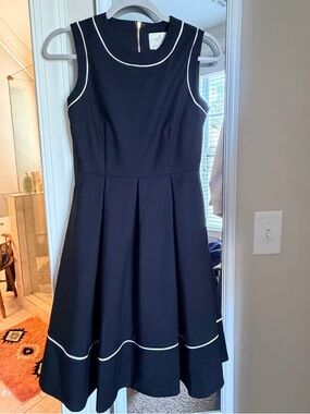 kate spade Black Dress with Gold Zipper Detail